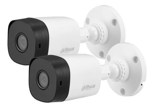 Cámara Dahua Hdcvi Bala 2mp 1080p 3.6mm Ir20 Ip67 Pack 2 