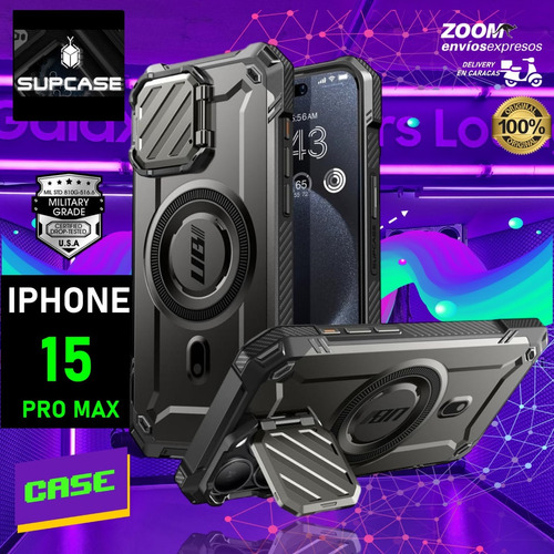 Forro Supcase iPhone 15 Pro Max Con Magsafe Antigolpes