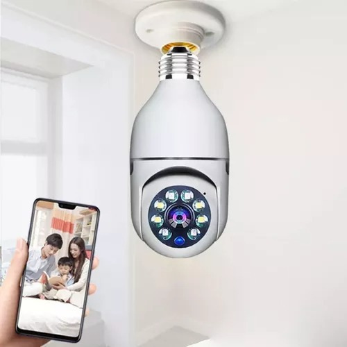 Cámara De Seguridad Smart Wifi Tipo Foco + Camara Espia Wifi