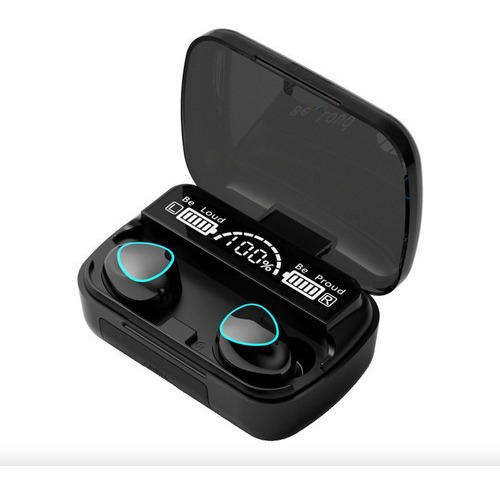 Audífonos Bluetooth V5.1 M10 Auricular Inalámbricos Color Negro Color de la luz Verde oscuro