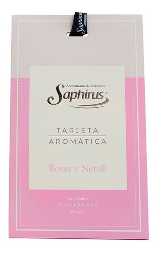 Tarjetas Aromáticas Saphirus X 1 Unidad