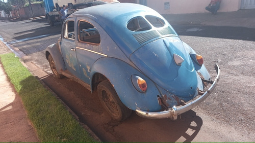 Imagem 11 de 14 de Vw Fusca 66 Motor 1300cc Com Doucmentação E Estrutura Boa