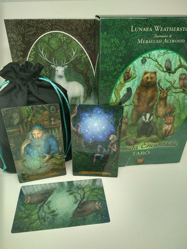 Imagem 2 de 5 de Tarô Floresta Encantada Em Português + Livro + Saquinho