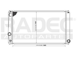 Radiador Toyota Rav 4 2009 L4 2.4 Lts Automatico