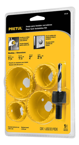 Kit De 5 Brocasierras Para Madera Blister 23550