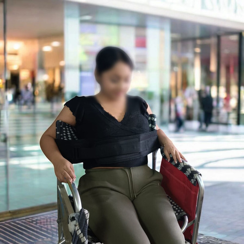 Cinturón Seguridad Para Silla De Ruedas Resistente Y Suave 120 Cm Mediano