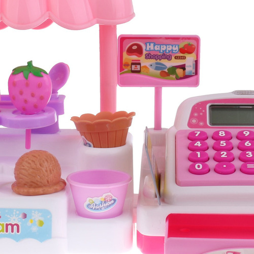 Juego De Caja Registradora De Tienda De Helados De