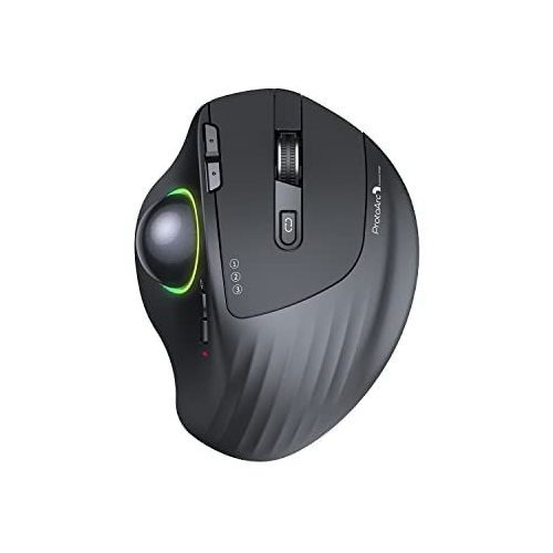 Protoarc Mouse Inalmbrico Bluetooth Trackball, Em01 2.4g Rgb