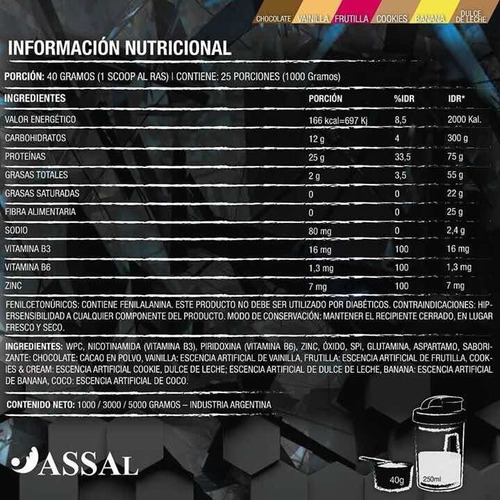 Imagen 3 de 7 de Whey Pro 2.0 5kg Nutrilab Suplementos Proteína De Suero