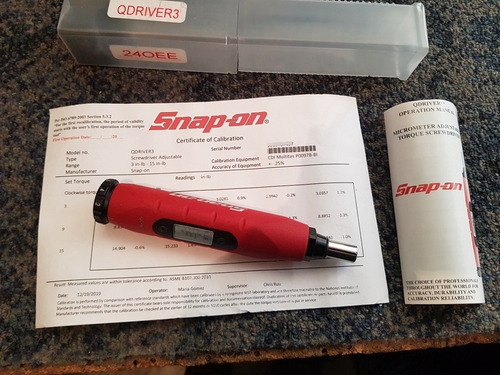 Snapon Qdriver 3 Micro Torquimetro