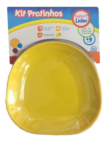 Kit Pratinhos De Plastico Coloridos Infantil Baby Lider 5677