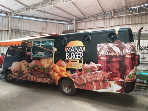Food Truck Microonibus (montagem Sem O Veículo)