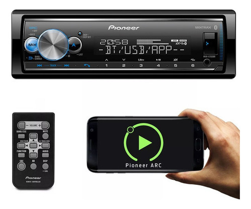 Aparelho Som Pioneer Mvh-x7000br Spotify Mp3 Usb + Pendrive