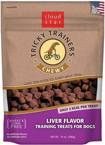 Cloud Star Tricky Training Treats Chewy Dog Low Calories X3