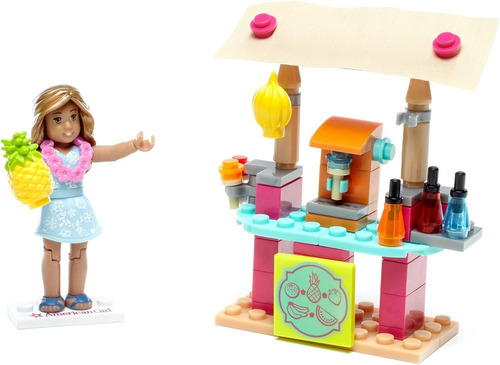 Mega Construx American Girl Puesto De Raspados De Kanani