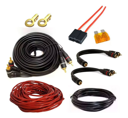 Kit Instalação Som Automotivo Rca Permak Modulo 1200w 100% C