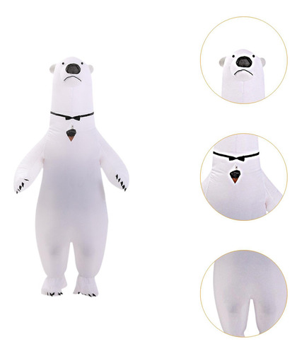 Traje Inflável Do Urso , Traje De Cosplay Do Terno Do De