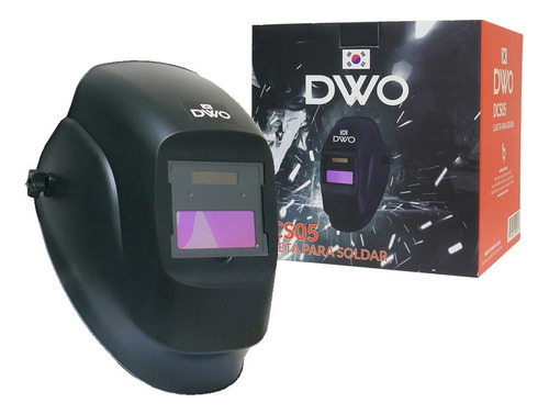 Careta Electrónica Para Soldar Filtro Uv/ir Dwo Dcs05 Color Negro