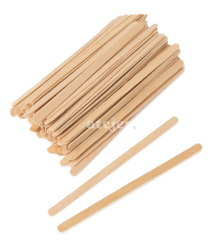 Imagen 3 de 4 de Agitadores De Madera Para Cafe Cbx 110mm X 100 Unidades