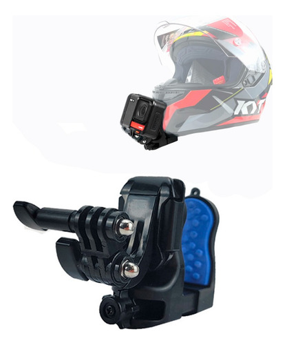 Suporte Pressão Capacete Queixo Câmera De Ação Gopro Ty96