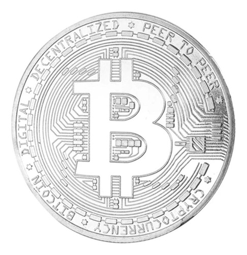 Moeda Bitcoin Física Para Colecionador Criptomoedas Presente