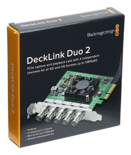 Blackmagic Decklink Duo 2 - Garantia 2 Anos - Pronta Entrega