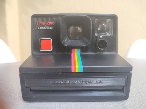 Bella Polaroid One Step, Time Zero Funcionando Perfectamente (Usado)