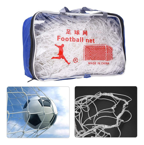 Kit Redes X2 Para Arco Futbol Once 11 Malla Reforzada 