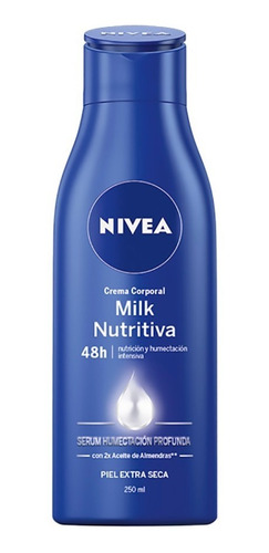 Nivea Body Milk Nutritiva 250ml - mL a $99