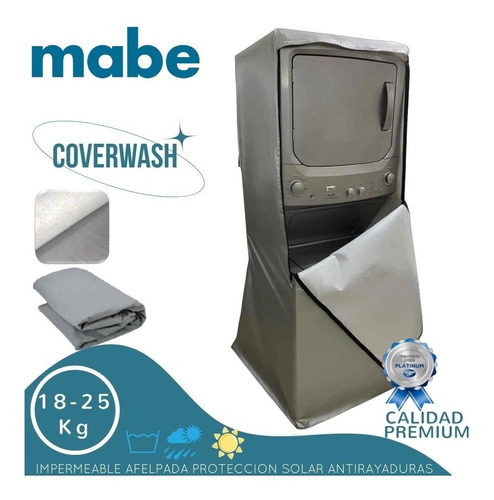 Cover Wash Centro Lavado Co Frontal Afelpada Mabe 12k