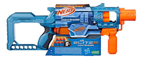 Nerf Elite 2.0 Contender 6 Dardos Hasbro