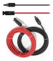 Comprar 10metros  1par Cable Fotovoltaico #10 Con 1par Conector Mc4