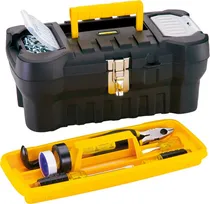 Comprar Caja De Herramientas Organizadora Valija Rimax Trabajo 16 Color Negro