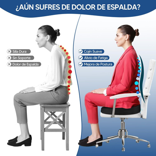 Cojín De Gel De Espuma Viscoelástica Para Silla Para Ciática