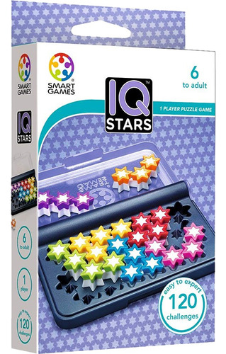 Juego De Mesa Iq Stars 120 Desafios Retos Smart Games