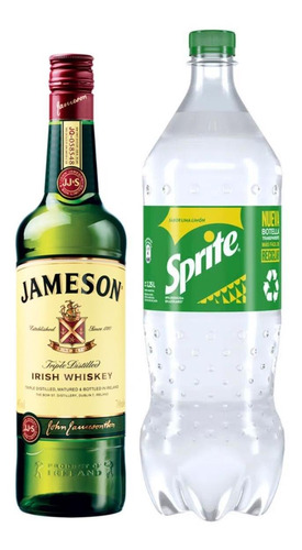 Whisky Jameson 700 Ml + Sprite 2,25 Lts Oferta Fullescabio