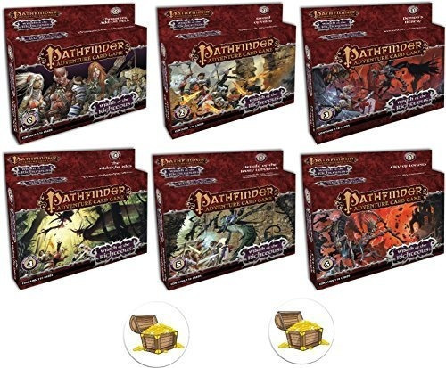 Bundle Of All 6 Juego De Cartas Pathfinder Adventure Juego D