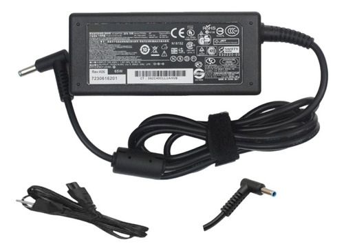 Cargador Hp Ppp09c 19.5v 3.33 65w Compatible Con 4.5*3m Azul