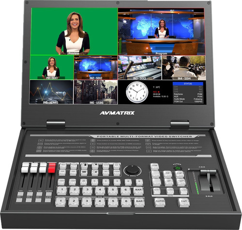 Avmatrix Video Switcher/mixer 6chsdi/hdmi Portatil Pvs0615u