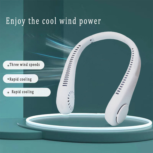 Mini Ventilador De Cuello Usb Portátil Sin Aspas