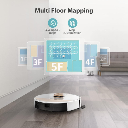 Robot Aspiradora 2500pa Google Home Alexa - Honiture Q6 Lite Blanco