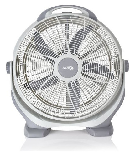 Turbo Ventilador Delne 20´, 51 Cm Gris