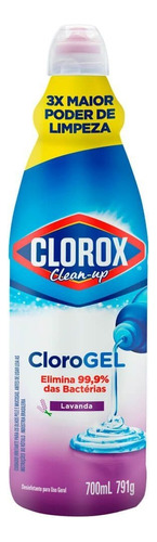 Desinfetante Cloro Gel Clean-up Lavanda Clorox 700ml