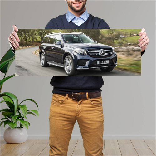 Cuadro 30x80cm Auto 2016 Mercedes Benz Gls Class 708