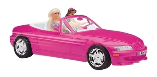 Carro Conversível Para Barbie Roadster Pink Grande 46 Cm