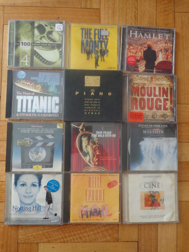 Lote De 12 Cd´s De Musica De Películas 