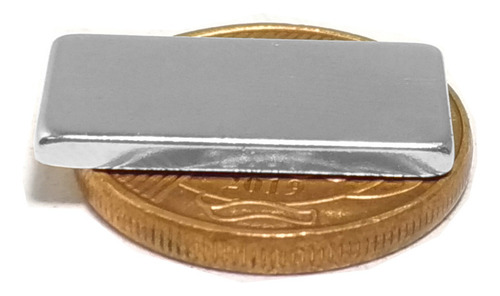 Imã De Neodímio / Super Forte / 20mm X 10mm X 2mm 10 Peças