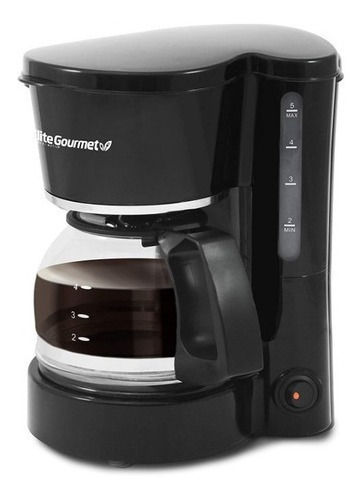 Cafetera Semi Automática Negra De Goteo  Elite De 5 Tzs 120v Negro