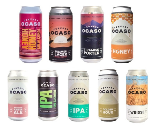 Cerveza Artesanal Mix X 12 Latas De 473cc -estocolmo-