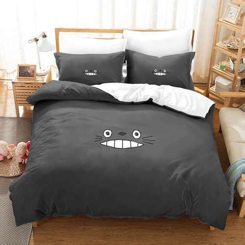 Juego De Ropa De Cama Tonari No Totoro De 3 Piezas